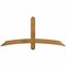 Ekena Millwork Bellingham Rough Sawn Timber Gable Bracket, Western Red Cedar, 60"W x 27"H x 4"D x 4"F, 11/12 Pitch GBW060X27X0404BEL00RWR - alternate 1